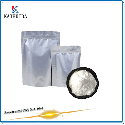 Les produits chimiques naturels de Resveratrol d'extrait de Cuspidatum de Polygonum saupoudrent CAS 501-36-0