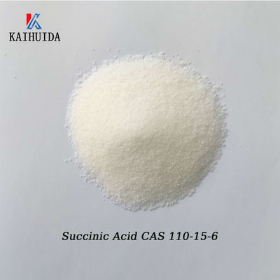 Poudre acide succinique CAS 110-15-6 d'intermédiaires chimiques fines biodégradables
