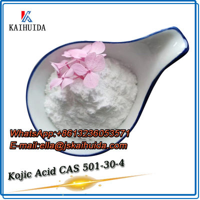 Produits cosmétiques Matériau de base Blanchissant de la peau CAS 501-30-4 Acide kojique