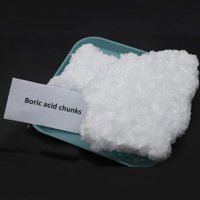 Produits chimiques intermédiaires blancs fins en poudre d'acide borique CAS 11113-50-1