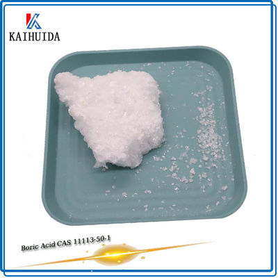 Produits chimiques intermédiaires blancs fins en poudre d'acide borique CAS 11113-50-1